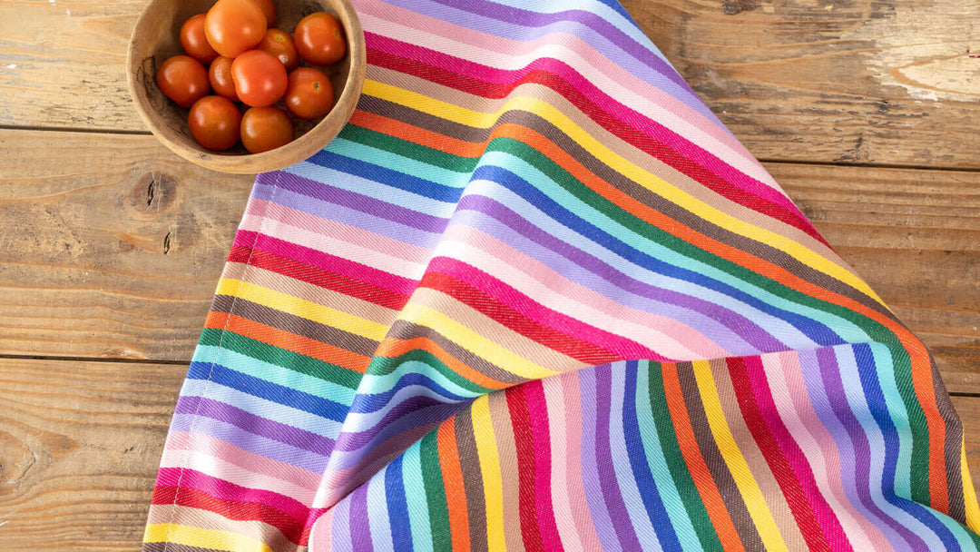 Tea Towel Rainbow