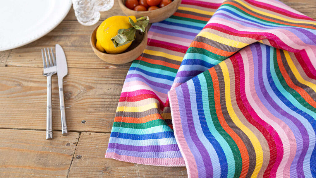 Tea Towel Rainbow
