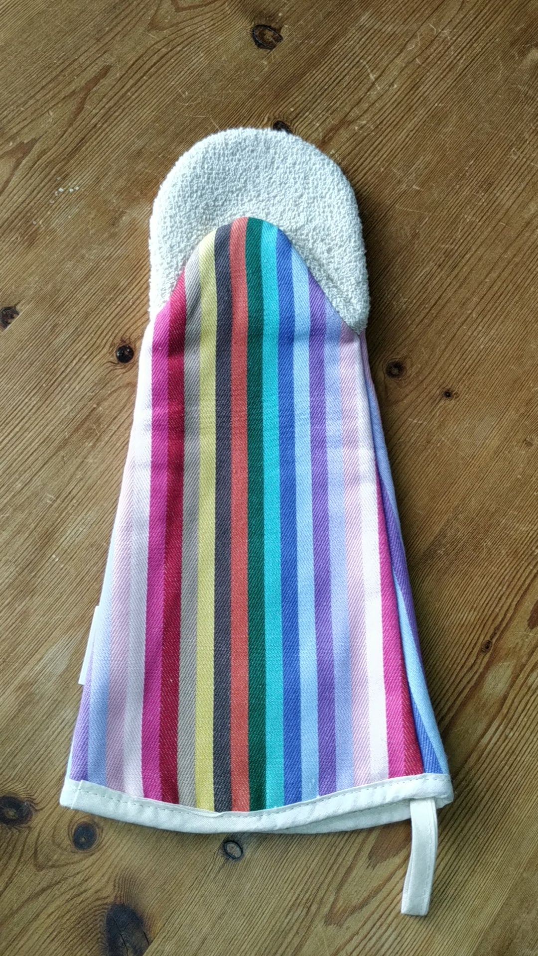 Long Oven Glove Rainbow Gauntlet Style